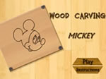 Mickey Mouse – Wood Carving